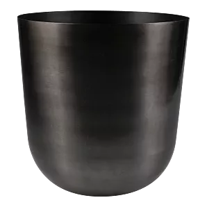 Bloempot Mayk metaal - d20 x h22cm - Grijs/Zilver