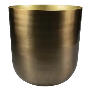 Bloempot Mayk metaal - d23 x h23cm - Goud