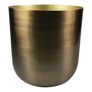 Bloempot Mayk metaal - d25 x h26cm - Goud