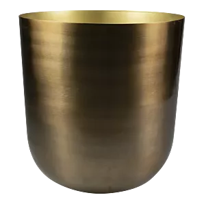 Bloempot Mayk metaal - d31 x h31cm - Goud