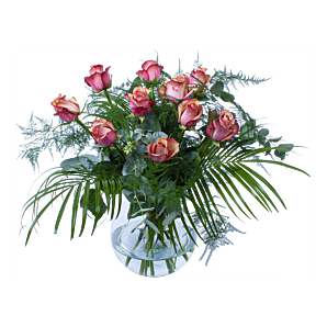 Boeket Rosa Roze Klein boeket bestellen of bezorgen