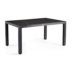 Briga Dining Tafel Dekton Top Kelya - 180 x 100 cm - Charcoal Frame