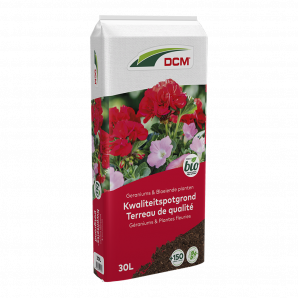 DCM Ecoterra® Geraniums & Bloeiende Planten - 30L - Potgrond