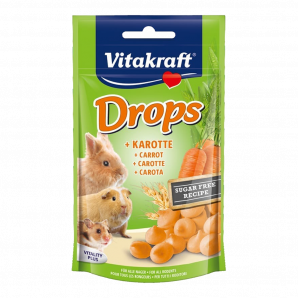 Drops wortels 75g - Vitakraft - Knaagdiersnacks