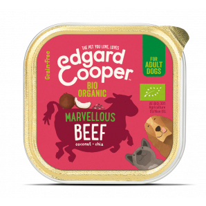 Edgard & Cooper - Biologische Rund Kuipje - Voor volwassen honden - Hondenvoer - 100g hondenvoer