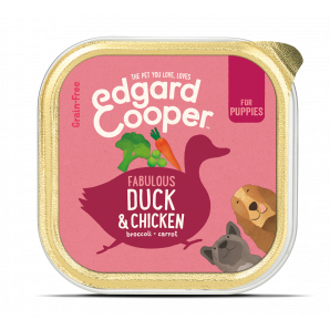Edgard & Cooper - Eend & Kip Kuipje - Voor Puppy's - Hondenvoer - 150g hondenvoer