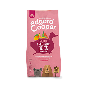Edgard & Cooper - Verse Scharreleend & Kip Brok - Voor puppy’s - Hondenvoer - 7kg hondenvoer