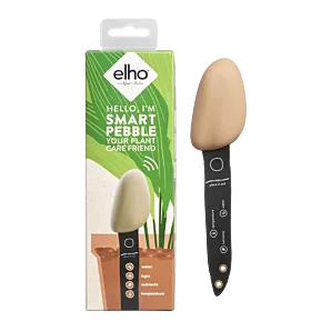Elho Smart Pebble - Slimme Meter voor Planten - Vocht, Licht en Voeding Sensor - Plantverzorging met App