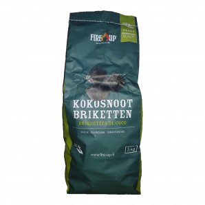 Fire-Up Premium Kokosnootschaalbriket - 3kg