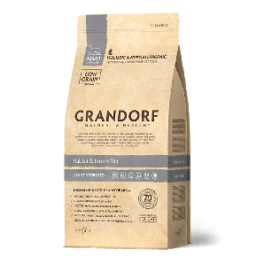 Grandorf Konijn & bruine rijst Gesteriliseerd - Kattenvoer - 2kg kattenvoer