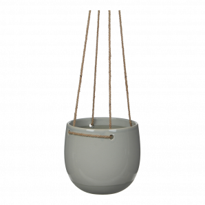 Hangpot Resa - d18,5 x h17cm - Lichtgrijs