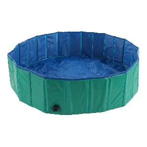 Hondenzwembad Doggy Splash Rond - 120x30cm - Blauw/Groen
