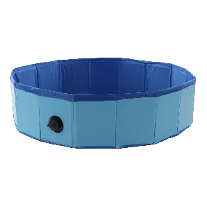 Hondenzwembad Doggy Splatter Rond - 80x20cm - Blauw