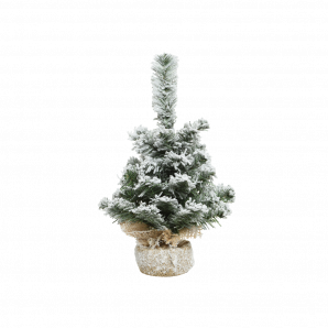 Imperial mini kunstkerstboom besneeuwd - H35 cm