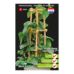 Komkommer Patio Snacker F1 - Sluis Garden - Zaden