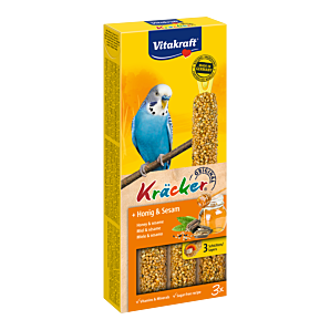 Kräcker Original parkiet met honing en sesam 3in1 - Vitakraft - Parkietensnacks
