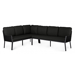 Liv Lounge Dining Set Left Black