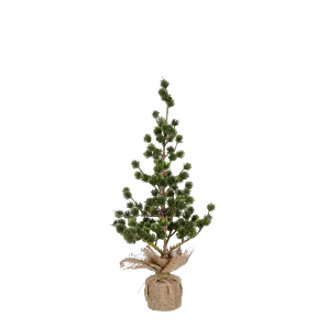 Mini kunstkerstboom Nature groen - H60xD30cm