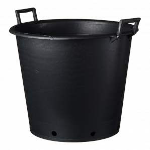 Nature - Ritzi container zwart 35L - met handgreep
