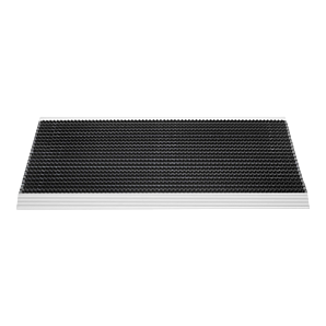 Outline Borstelmat - 80x50cm - Zwart - Deurmat