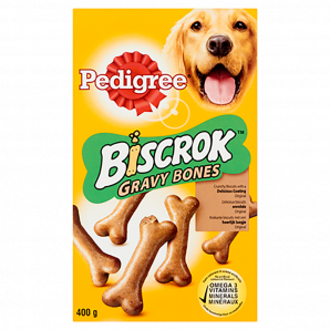 Pedigree Biscrok Gravy Bones - Hondensnacks - 400 g hondenvoer