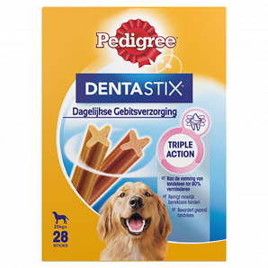 Pedigree Dentastix Maxi Kauwstaaf - Gebitsverzorgende Hondensnack - 28 Stuks hondenvoer