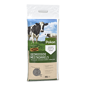 Pokon Gedroogde Mestkorrel 10kg - Tuinplanten voeding, Gazonmeststof