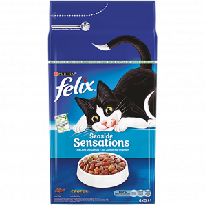 PURINA® Felix® Seaside Sensations met Zalm en Groenten - Kattenvoer - 4kg - kattenvoer