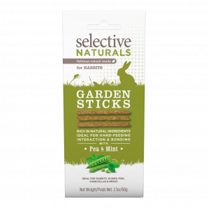 Selective Naturals Garden Sticks met Pea & Mint - knaagdiersnack - 60gr
