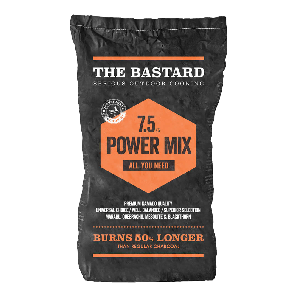 The Bastard power Mix (Marabu, Mesquite) 7,5kg - Houtskool en briketten