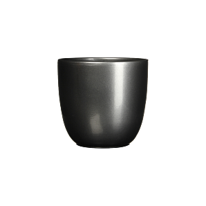 Tusca bloempot - h16 d17cm - antraciet