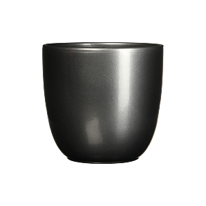 Tusca bloempot - h23 d25cm - antraciet