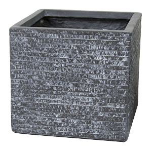 Plantenbak Utah Cubi b20 h22 - donkergrijs