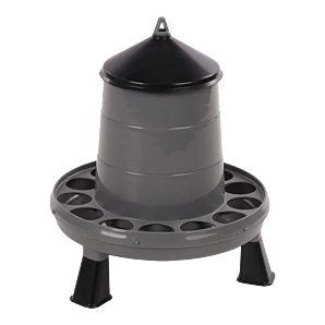 Voederbak Edna - Pluimvee - 2KG - Grijs