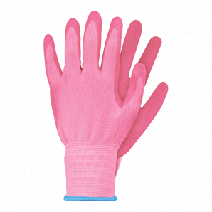 Werkhandschoenen latex roze - S - TalenTools