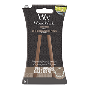 Woodwick Auto Reed Refill Sand & Driftwood - Auto parfum