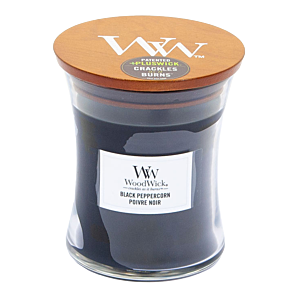 Woodwick Black Peppercorn Medium Candle - Geurkaars
