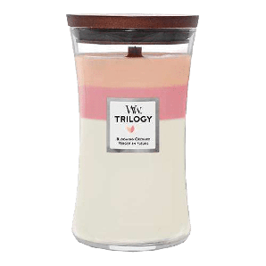 Woodwick Trilogy Blooming Orchard Large Candle - Geurkaars