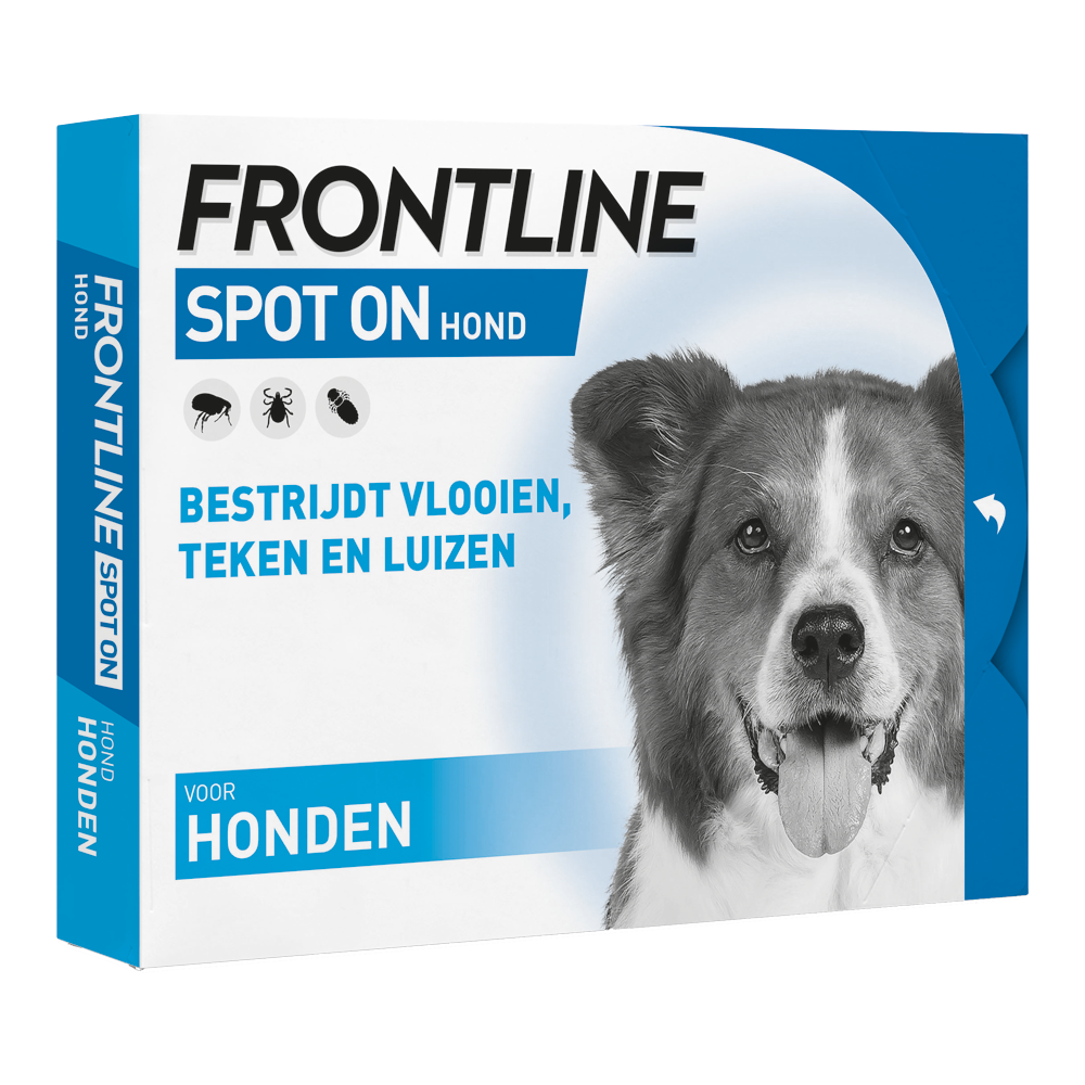 Bedenken koepel Reis Frontline Spot on M Hond - 10 tot 20kg - 4 pipet - Anti Vlooien, teken en  luizen