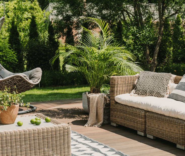 Loungeset ter illustratie